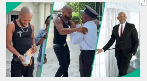 Fans react as Tony Elumelu gifts Charles Okocha $50 for Christmas